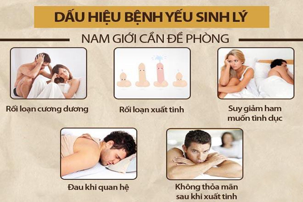 Dấu hiệu yếu sinh lý nam giới không nên chủ quan