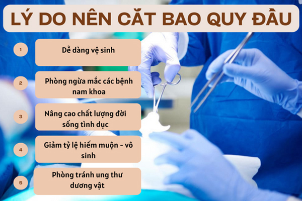 Tại sao nên cắt bao quy đầu? Khi nào nên thực hiện?