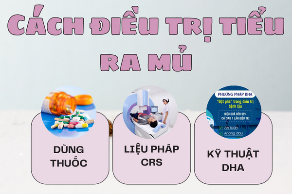 Cách điều trị tiểu ra mủ ở nam an toàn, hiệu quả cao